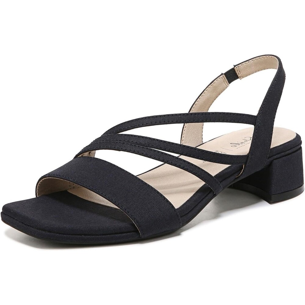 LifeStride Joy 2 Strappy Heeled Sandal Women's Navy Size 9
